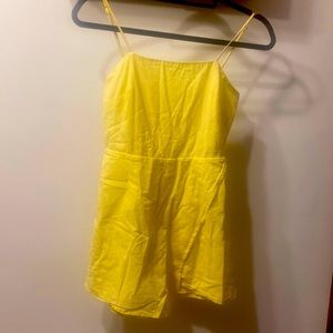 Yellow romper
